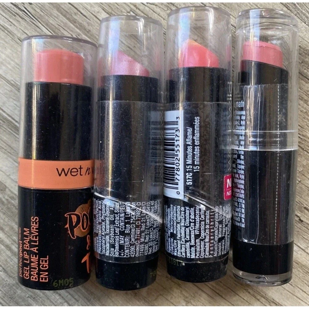 Wet n Wild Silk Finish Lipstick Pout Think Pink Ice 15 Minutes Aflame Tell Lot